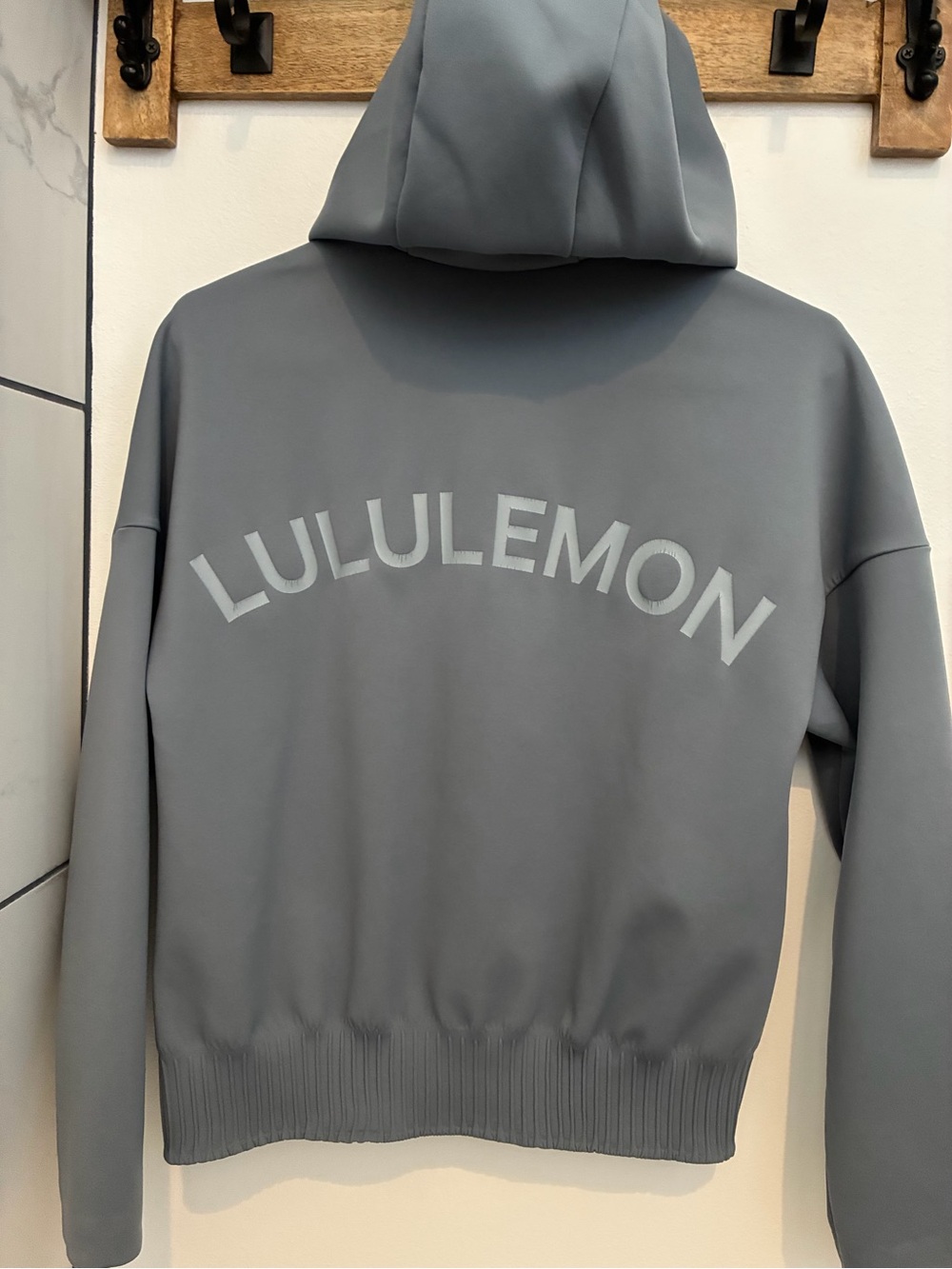 Lululemon Gray Hooded Sweatshirt